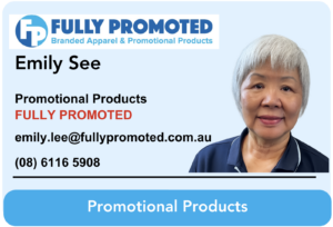 Emily See – Fully Promoted Canning Vale – Branded Uniforms & Promotional Products